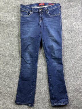 Guess Slim Boot Jeans Womens 30 Blue Med Wash Mid Rise Stretch Denim 30x30.5